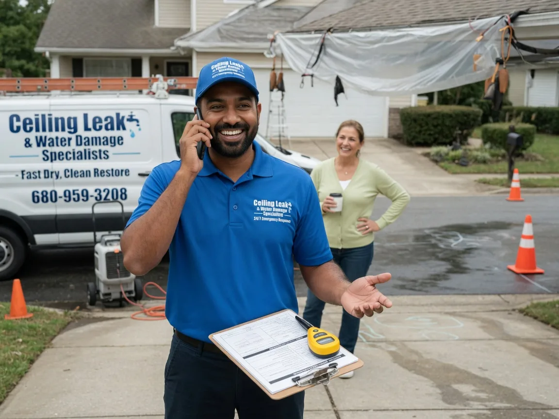 Ceiling Leak Cleanup Hollenberg, KS FAQs